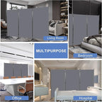 Room Divider 6FT Folding Privacy Screens, 3 Panel Partition Room Dividers - Image 6