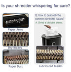 24PACK Paper Shredder Lubricant Sheets Shredder Oil Sheet - Image 5