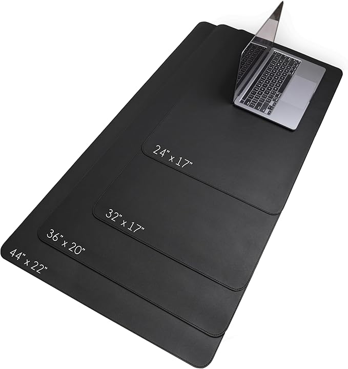 Vine Creations Leather Desk Protector, Non Slip 32" x 17" Office Desk Mat - Image 3