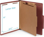 Blue Summit Supplies 30 Letter Size Classification Folders, 1 Divider, 2 Inch - Image 2