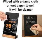 JDEA Wooden Double-Sided Chalkboard - Image 5