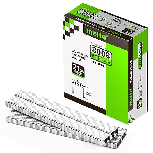 meite 21 Gauge Upholstery Staples, 1/2-Inch Crown by meite