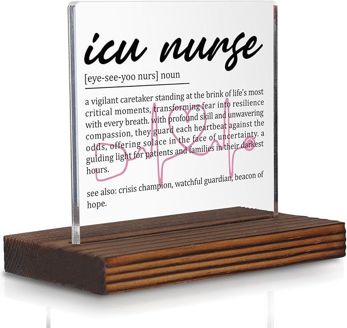 ICU Nurse Gifts, Thank You Appreciation Gifts by Pariveca