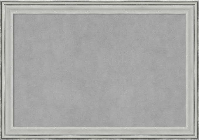 Amanti Art Silver Framed Magnetic Board 19x27 Medium Vision Board by AmantiArt