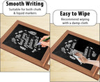 Newzealkids Tabletop Chalkboard Signs 10.2"x14" Magnetic Small Chalkboard Sign - Image 4