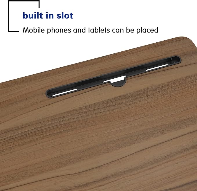 Rolling Laptop Desk Stand Up Desk Adjustable Mobile Laptop Desk, DlandHome 23.6 - Image 6
