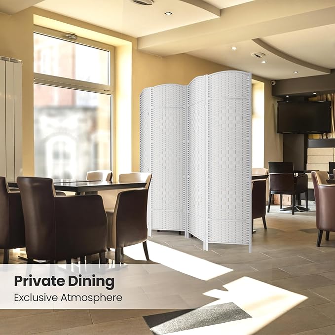 Cocosica 4 Panel Room Divider, 6Ft Folding Privacy Screen, Tall - Image 6