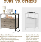 Edbuosy 27 inch Wide Night Stand - Image 7