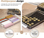 Nuvretk 54 Slot Wax Seal Stamp Head Storage Box - Image 5