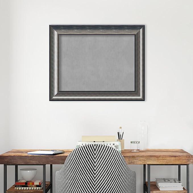 Amanti Art Silver Framed Magnetic Board 24x30 Medium Vision Board - Image 4
