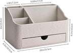 KINGFOM PU Leather Desk Organizer - Image 3