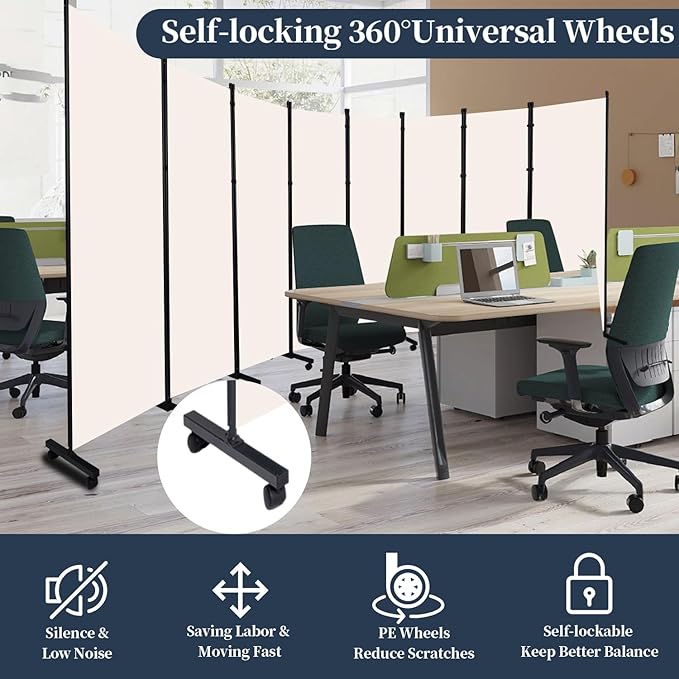 Room Divider Folding Privacy Screens - Image 3