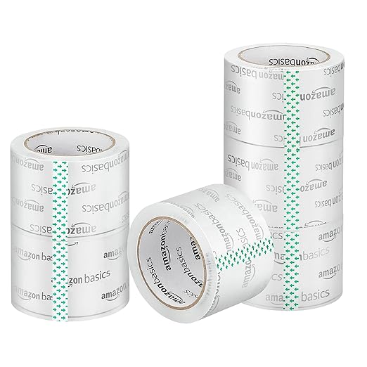 Amazon Basics Extra-Wide Packing Tape, Designed by AmazonBasics