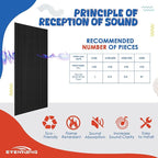 10 Pack Acoustic Panels, 47.2”x23.6“x0.4” Acoustic Wall Panels, Large - Image 4