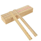 QTLCOHD 144 Pack 12 Inch Wooden Ruler, Pine Wood Measuring Rulers Bulk by WelcomeToQTLCOHD