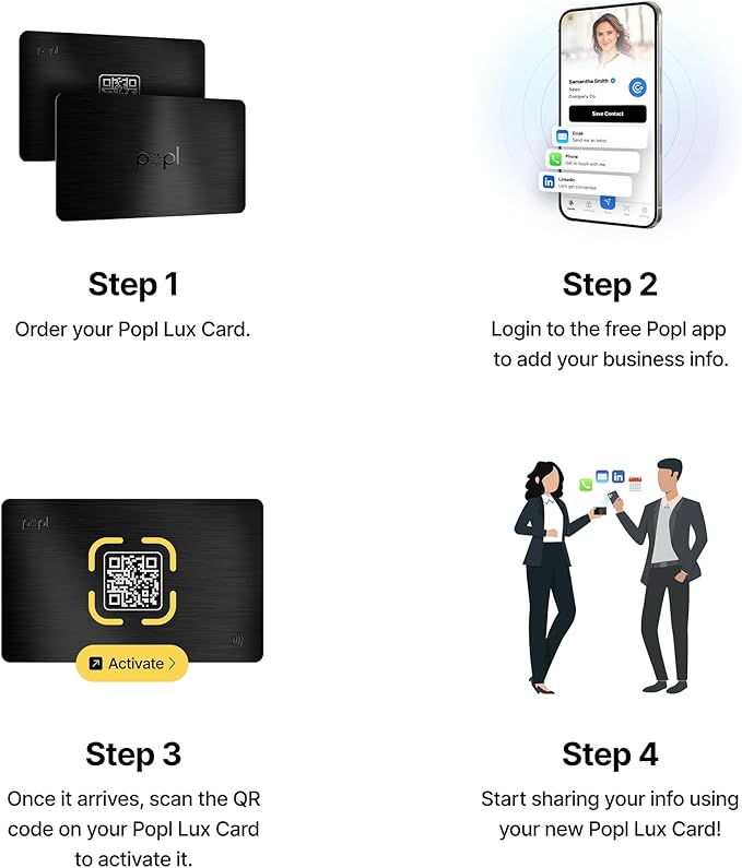 Popl Smart NFC Business Card - Image 5