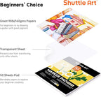 Shuttle Art Marker Pad, 8.3”x7.67” Portable Square Sketchbook, 50 Sheets Marker - Image 2