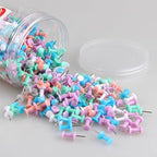 Yalis Push Pins 600 Count Macarone Colors, Standard Multicolored Thumb Tacks - Image 3