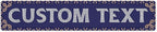 Custom Sign, Custom Street Sign, 11 Font Colors, 13 Font Styles, 4 Hole Options by MySignCenter