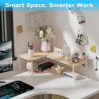 Aothia Wood Desktop Shelf for Top of Desk - Image 3