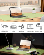 YSAGi Leather Desk Protector, Office Mat, Large Mouse Mat, Non-Slip PU Leather - Image 6