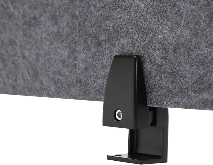 ReFocus Raw Clamp-On Acoustic Desk Divider Mounted Privacy Panel Set – Reduce - Image 6