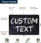 Custom Sign, Custom Street Sign, 11 Font Colors, 13 Font Styles, 4 Hole Options - Image 6