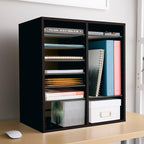Safco Wooden Paper and Mail Organizer - Image 2