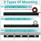 Cable Raceway - Magnetic Cable Management Under Desk - Image 6