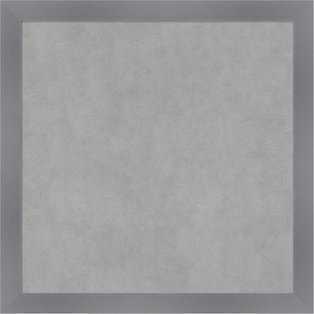 Amanti Art Grey Framed Magnetic Board 22x22 Medium Vision Board
