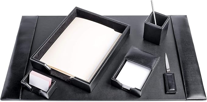 DACASSO Bonded Leather Desk Set - Image 8