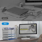 Letter Tray Paper Organizer 5-Tier Desk Organizer File Organizer Paper Holder - Image 3