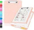 Sooez Glitter Clipboard with Storage, High Capacity Clip Boards 8.5x11 with Pen by Sooez