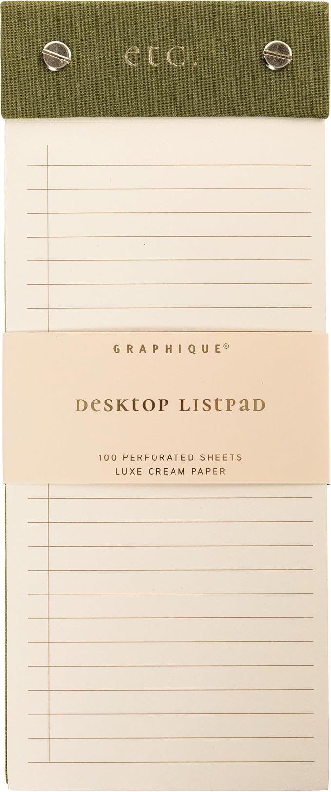 Graphique Post-Bound List Pad Luxe Collection, Perforated Sheets To-Do Notepad - Image 4