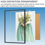 4 Pack 8x12 Inch Acrylic Sheet 1/8" Thick, Cast Acrylic Sheet, - Image 6