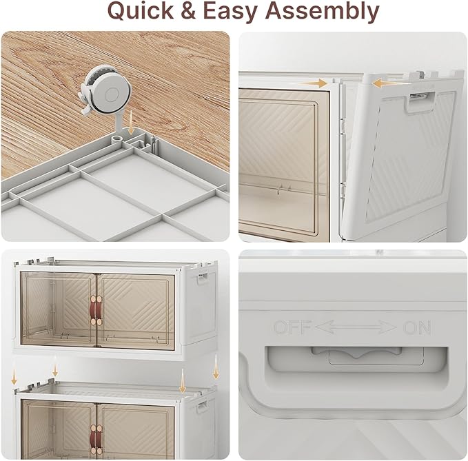 UAMFURI Extra Large Stackable Storage Bins - Image 7