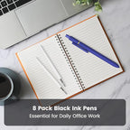 JIMMIDDA 8Pcs Black Gel Pens - Image 8