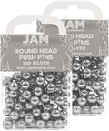 JAM PAPER Colorful Push Pins by JAMPaper