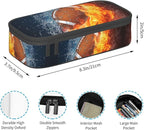 American Football Ball Themed Pencil Case Big Capacity Storage Pencil Pouch - Image 6