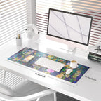 QIYI Large Desk Pad, Waterproof PU Leather Mouse Pad - Image 2