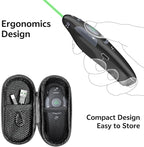 Presentation Clicker with Case Storage Wireless Presenter Remote USB Type C - Image 3