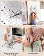 Nicpro Blocky Gear Metal Mechanical Pencil Set - Image 6