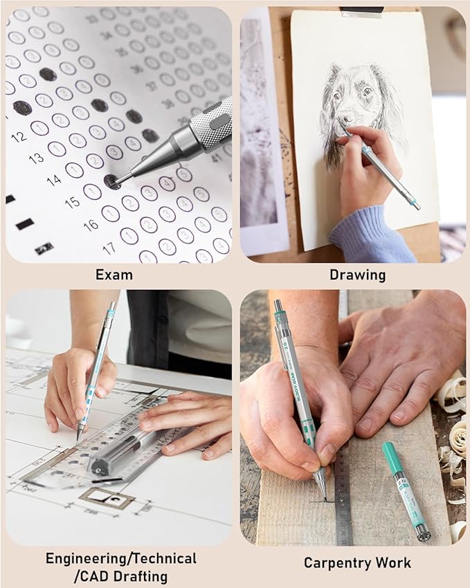 Nicpro Blocky Gear Art Mechanical Pencil Set - Image 6
