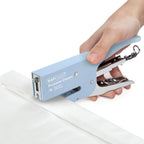 Rapesco 1355A Porpoise Classic Stapling Plier, 45 Sheet Capacity, Blue | Includes 10,000 Standard 5/16" Staples, All-Metal Construction, Rotating Anvil for Pinning, Rear-Loading, for Office