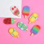 DOMG 16 Pcs Cute Fruit Shaped Ice Cream Erasers - Image 6