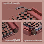 Adventurers Retro Typewriter-Style Mechanical Keyboard, 83 Keys, 75% Compact - Image 4