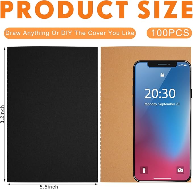 Mimorou 100 Pcs Journals Notebooks Bulk - Image 2