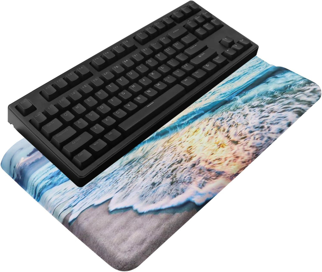 Computer Keyboard Stand with Wrist Rest, Ergonomic Tilted Keyboard Holder