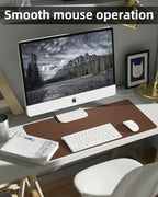 Small Desk Mat, Leather Desk mat, Desk Mouse pad, Office Desk mat, Laptop Mat - Image 4