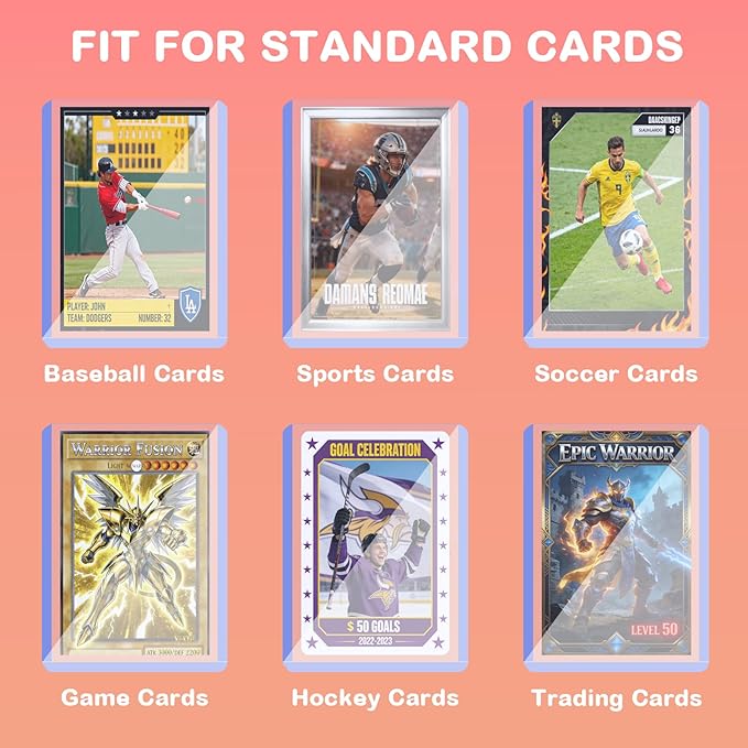 100ct 3"x4" Hard Card Sleeves - Image 5
